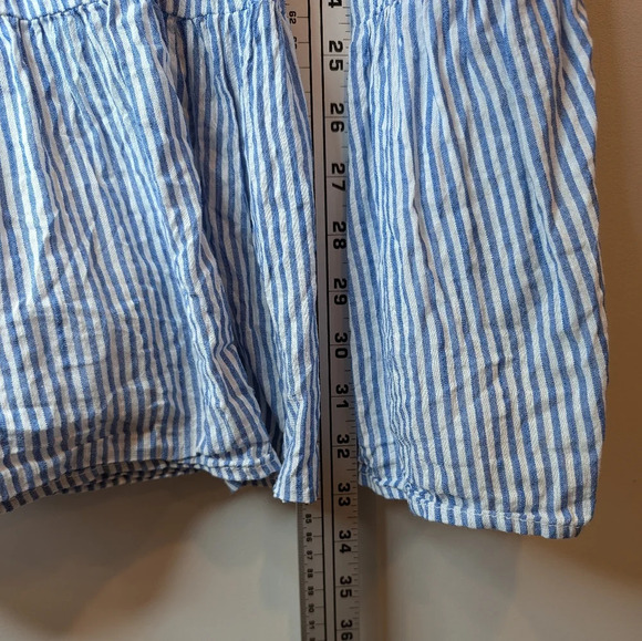 Old Navy  Blue Striped Sleeveless Tiered Swing Dress Woman XS - Picture 8 of 9